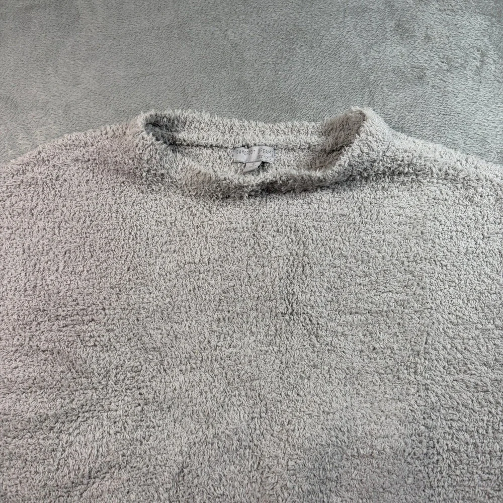 Barefoot Dreams CozyChic Dolman Top Women Small Gray Short Sleeve QVWCC1341